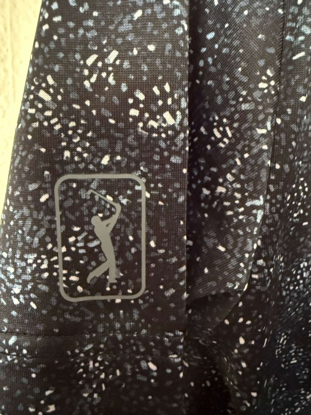 PGA Tour Black Speckled Men’s S Polo Shirt - Picture 5 of 5